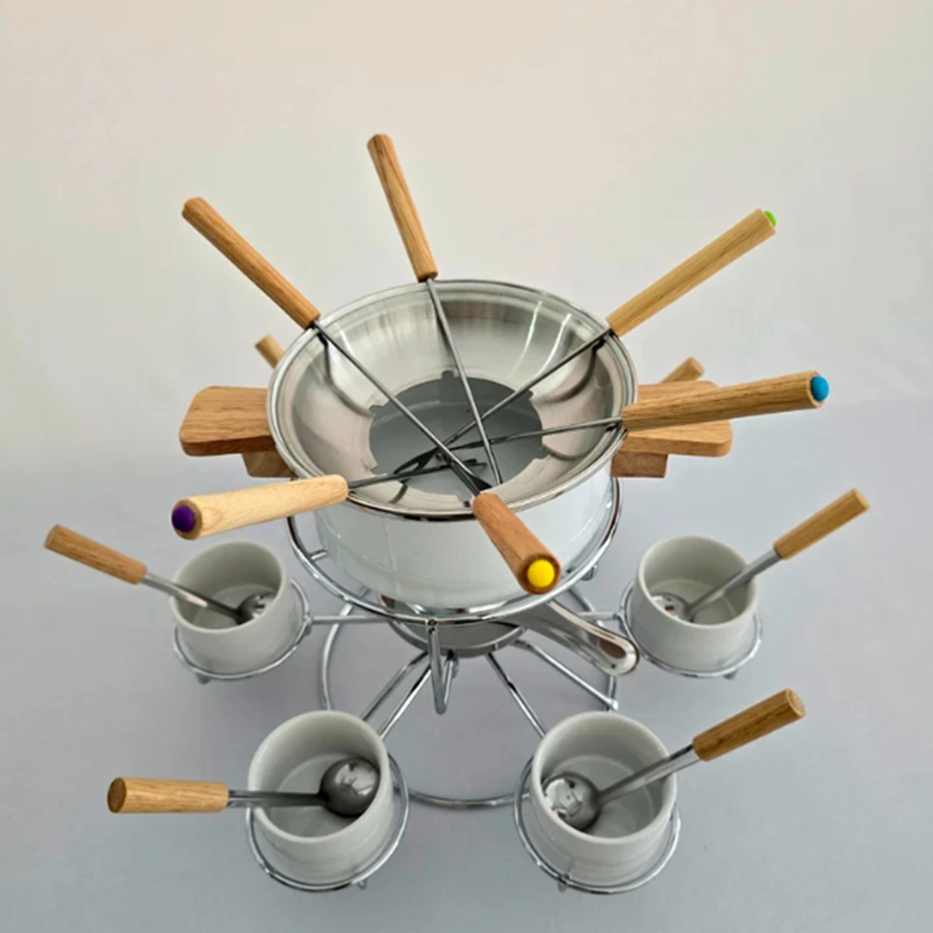 Aparelho Para Fondue Fracalanza - 21 Peças Aparelho Para Fondue Fracalanza - 21 Peças