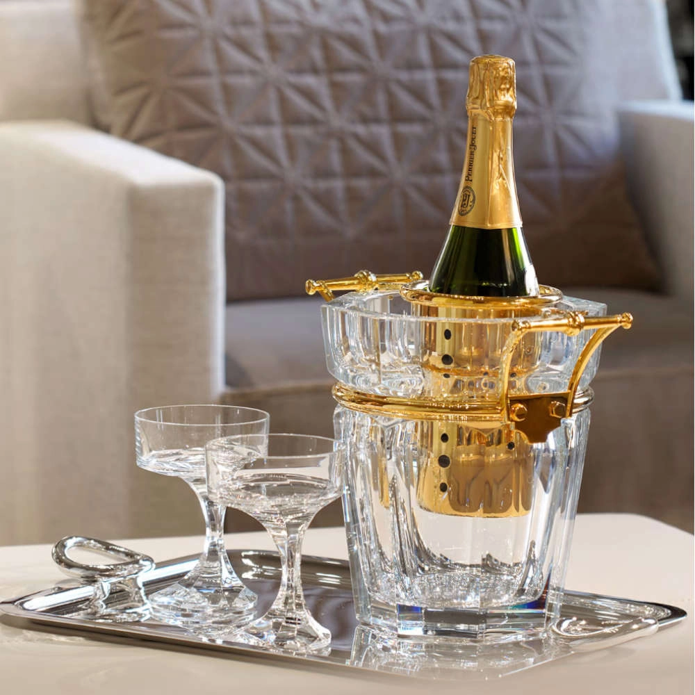Balde Para Champanhe Em Cristal Harcourt