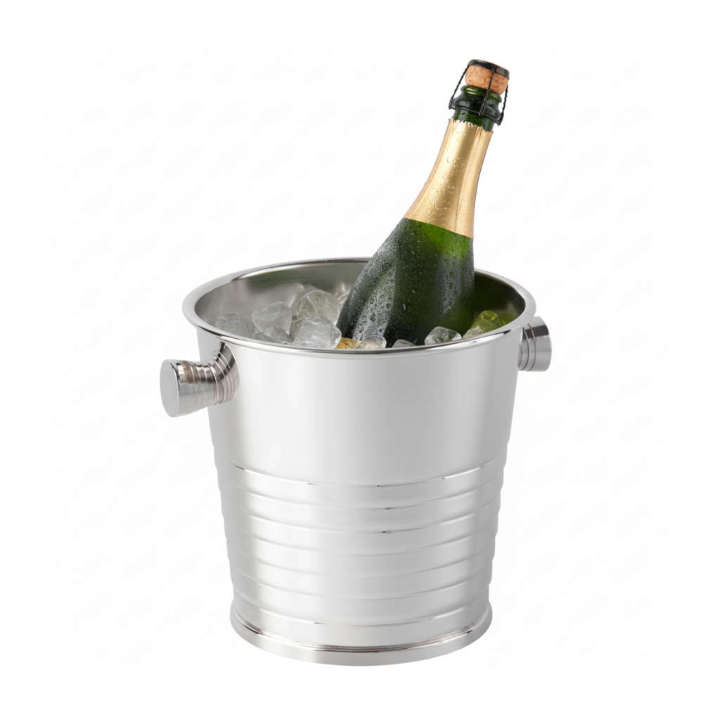 Balde Para Gelo Silverlux Stripe 15 X 15,5 Cm