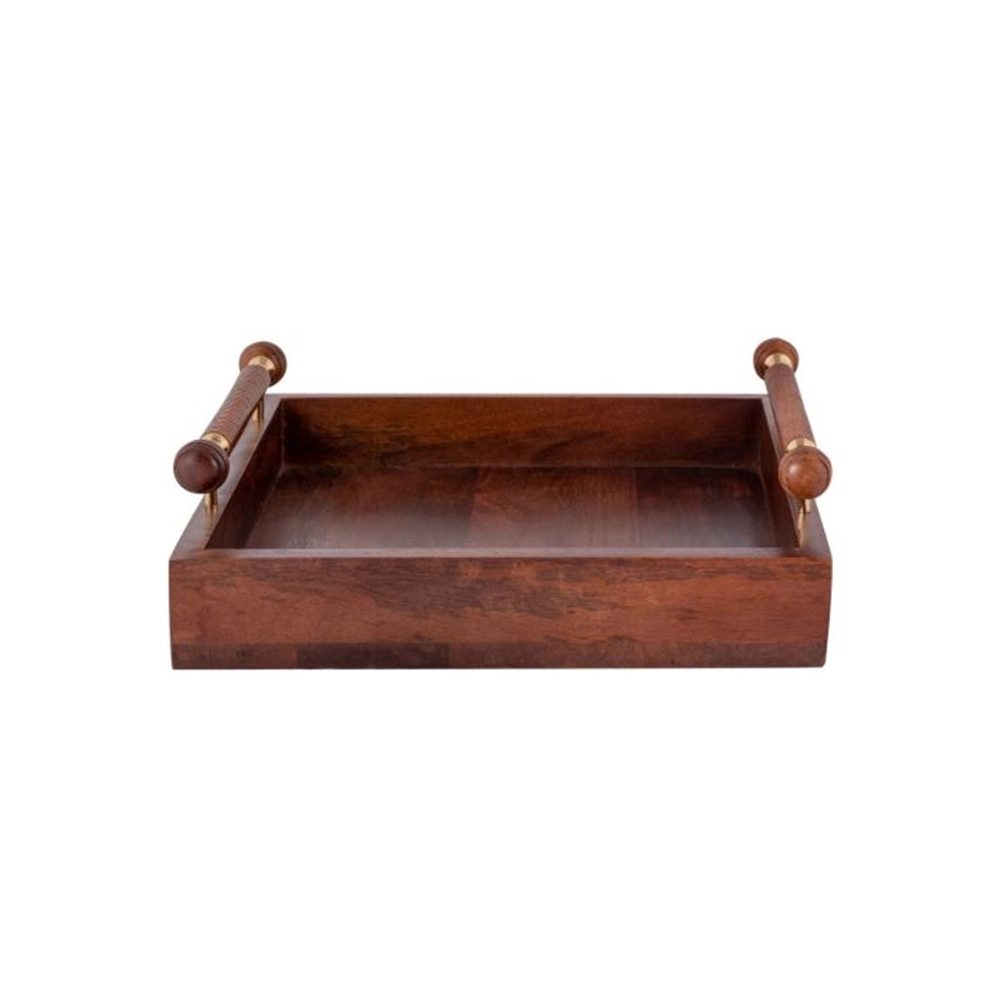 Bandeja Quadrada Ribeiro e Pavani Madeira 11 X 41 Cm Bandeja Quadrada Ribeiro e Pavani Madeira 11 X 41 Cm