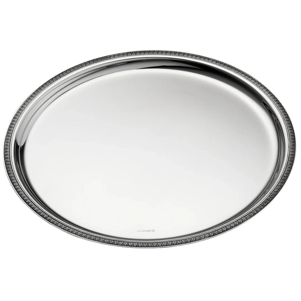 Bandeja Redonda Christofle Malmaison 30cm Bandeja Redonda Christofle Malmaison 30cm