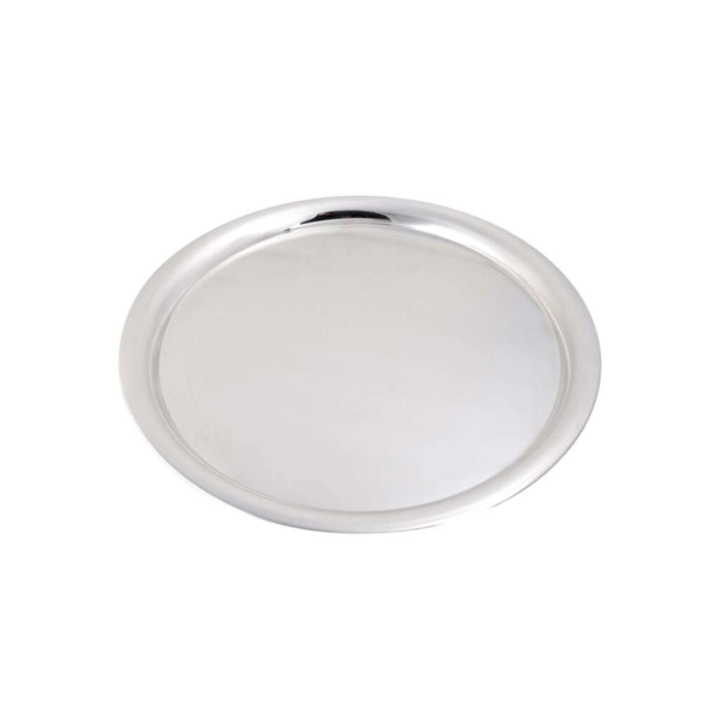 Bandeja Redonda Garcom Silverlux Lisa Bandeja Redonda Garcom Silverlux Lisa