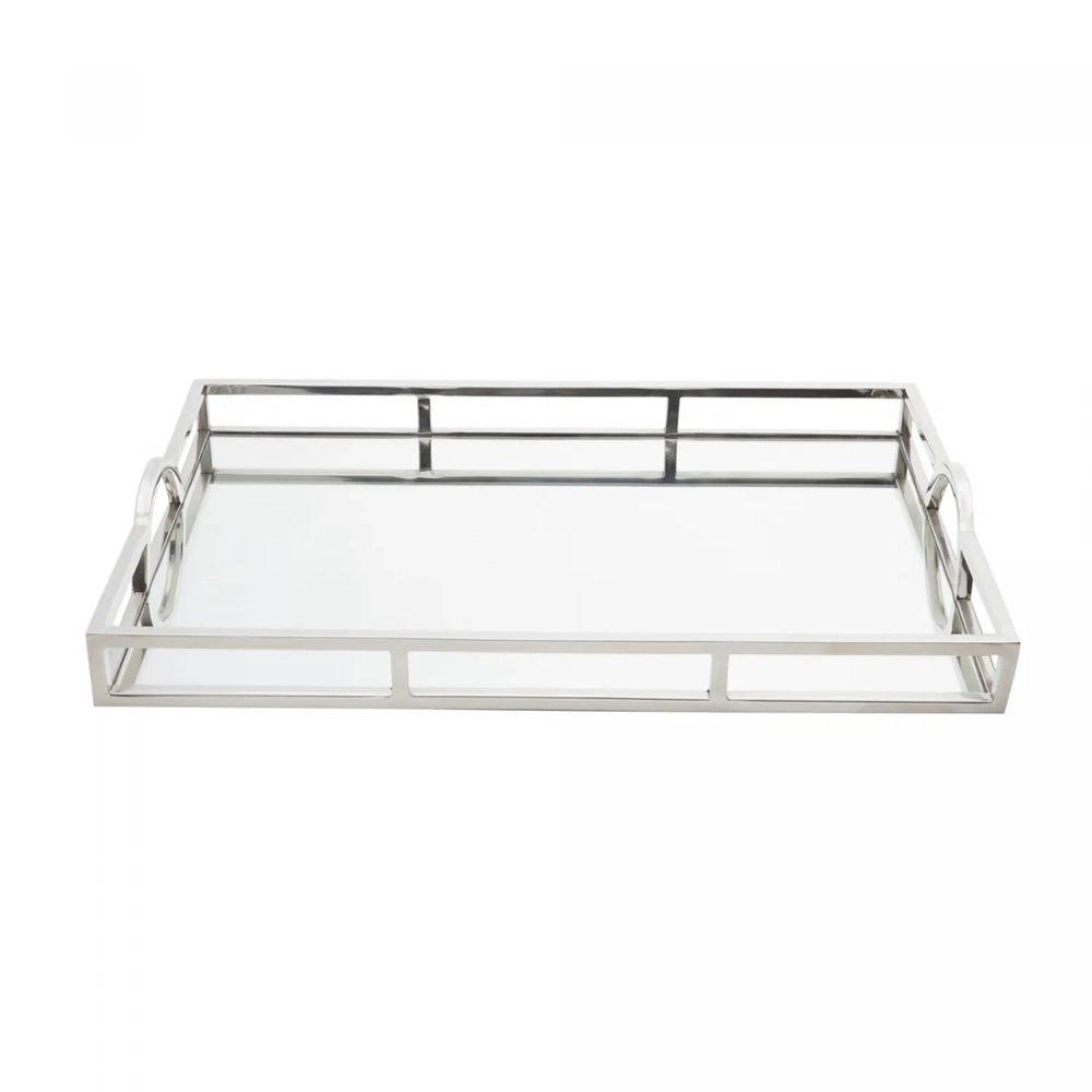 Bandeja Retangular Wolff Delhi Mirror 56 X 36 Cm Bandeja Retangular Wolff Delhi Mirror 56 X 36 Cm