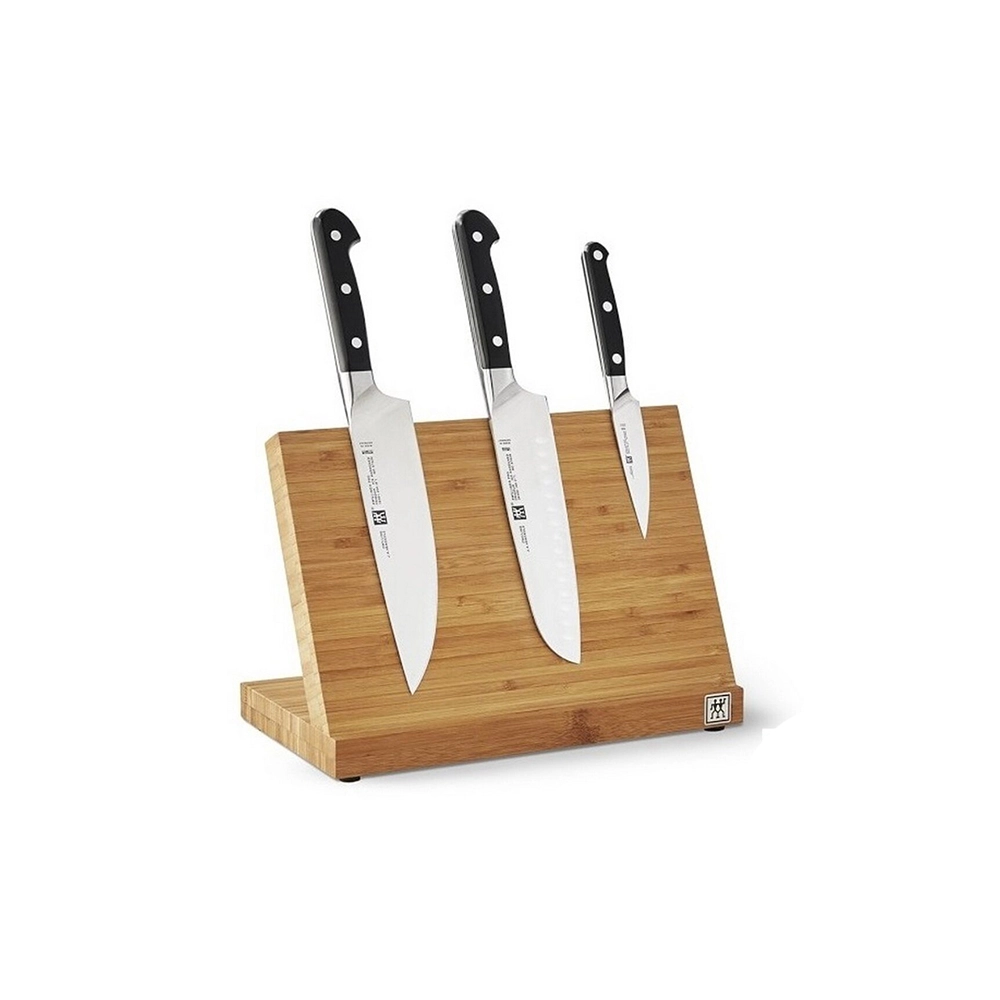 Bloco de Facas Magnetico Em Bamboo