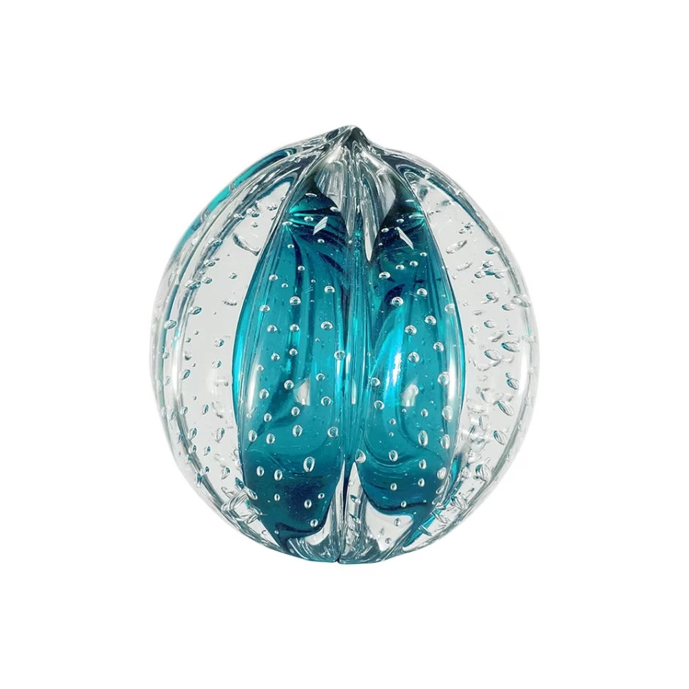 Bola Rigada Senna Cristais D´labone Aquamarine 12 Cm Bola Rigada Senna Cristais D´labone Aquamarine 12 Cm