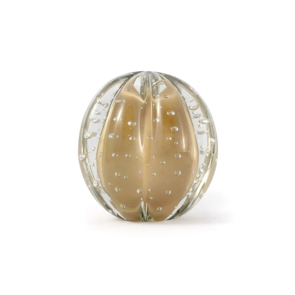 Bola Rigada Senna Cristais D´labone Champagne 8 Cm Bola Rigada Senna Cristais D´labone Champagne 8 Cm