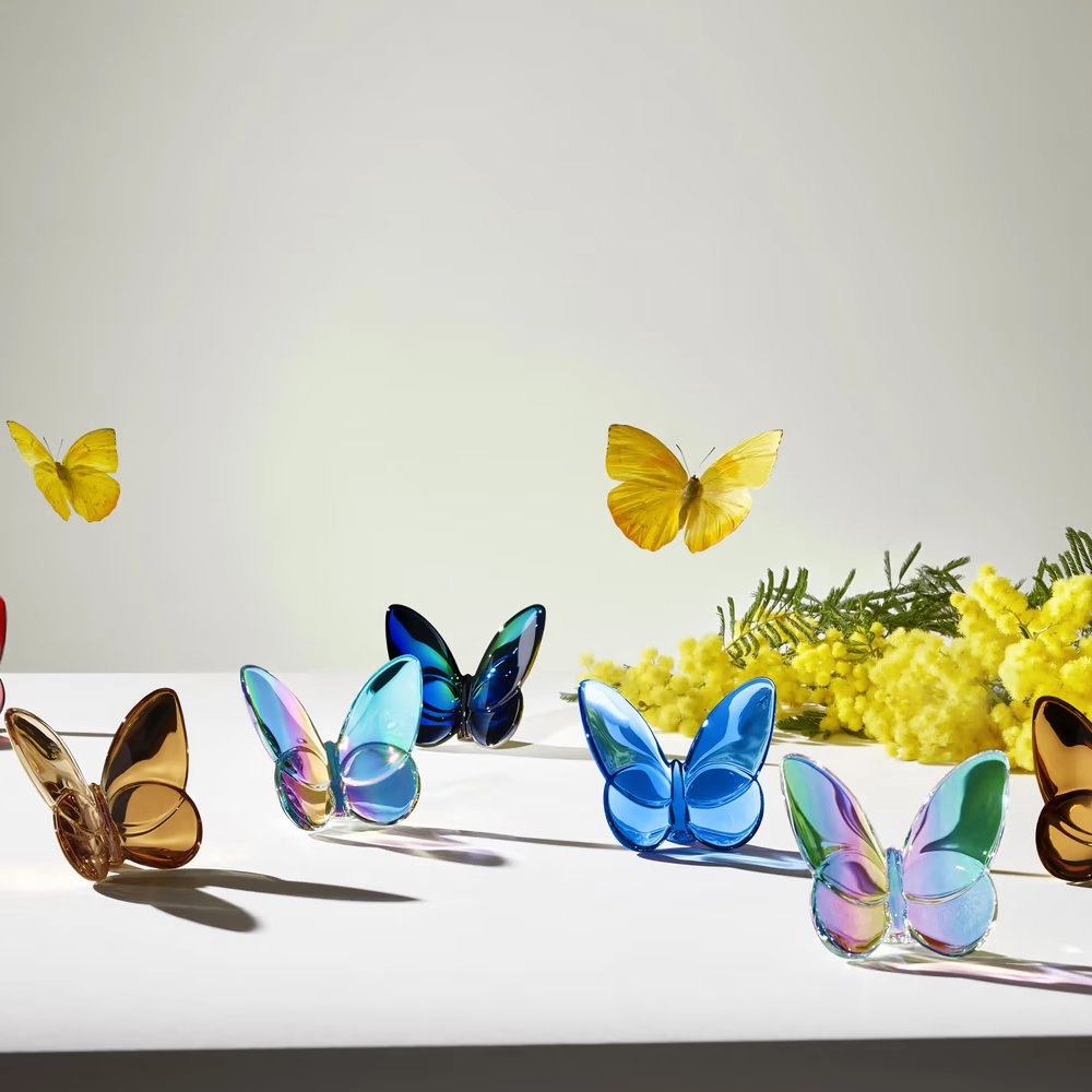 Borboleta Em Cristal Baccarat Safira – Colecao Papillon Borboleta Em Cristal Baccarat Safira – Colecao Papillon