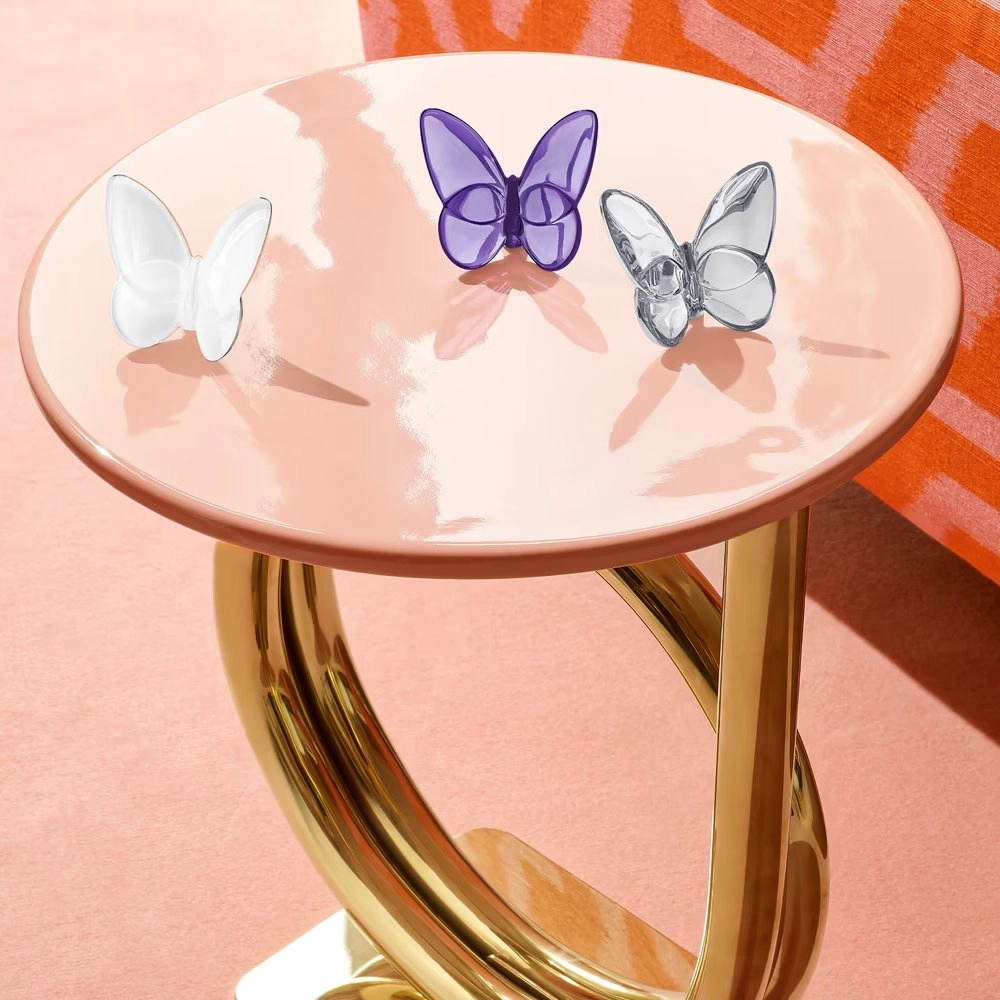 Borboleta Em Cristal Baccarat Violeta Colecao Papillon Borboleta Em Cristal Baccarat Violeta Colecao Papillon