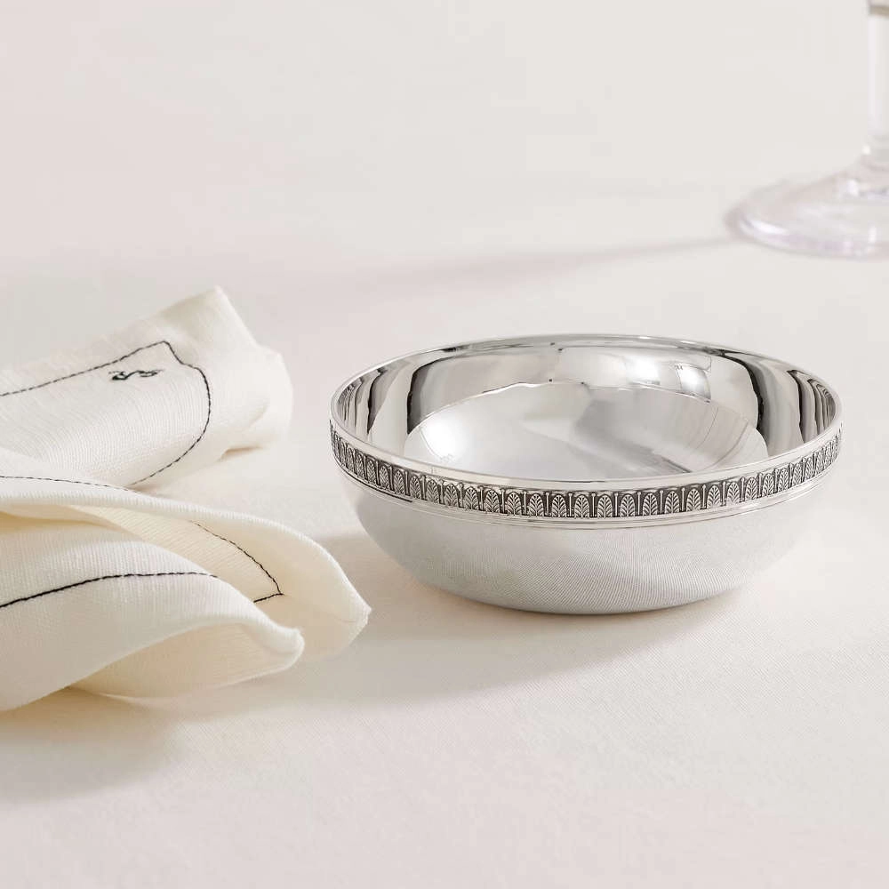 Bowl Christofle Malmaison 11,5 Cm Bowl Christofle Malmaison 11,5 Cm