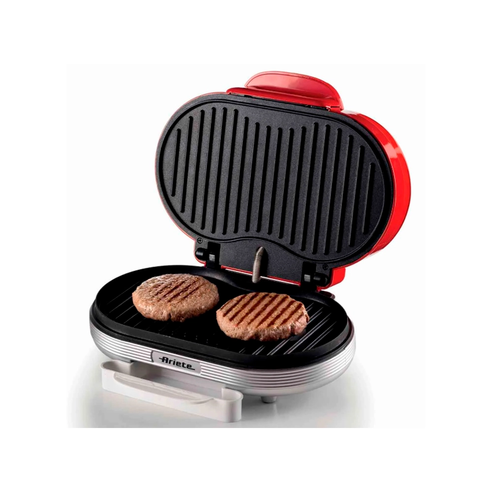 Burger Grill Elétrico Ariete Retrô Party Time 205 Burger Grill Elétrico Ariete Retrô Party Time 205