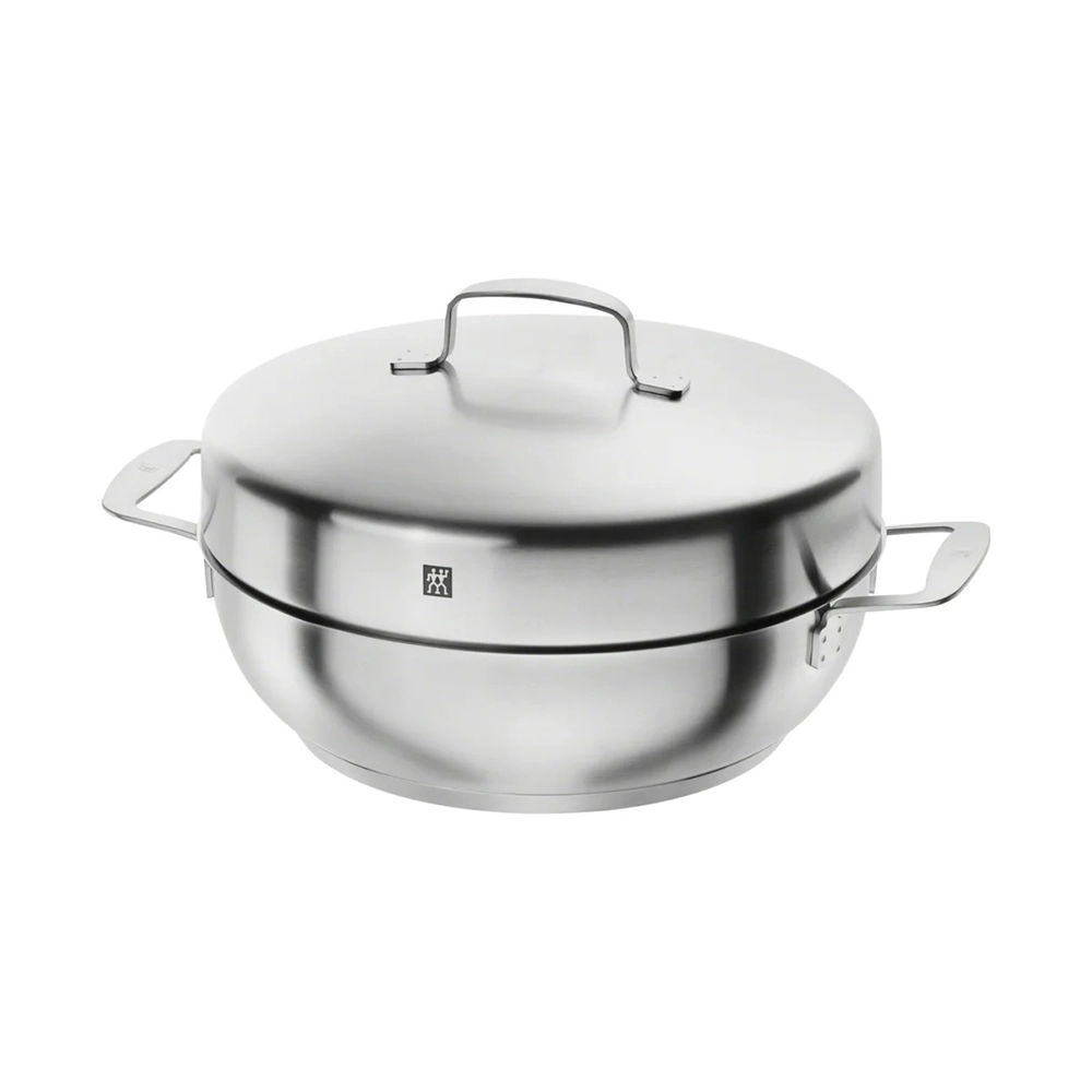 Caçarola Com Tampa e Grelha Para Defumar Zwilling Plus 28 Cm Caçarola Com Tampa e Grelha Para Defumar Zwilling Plus 28 Cm