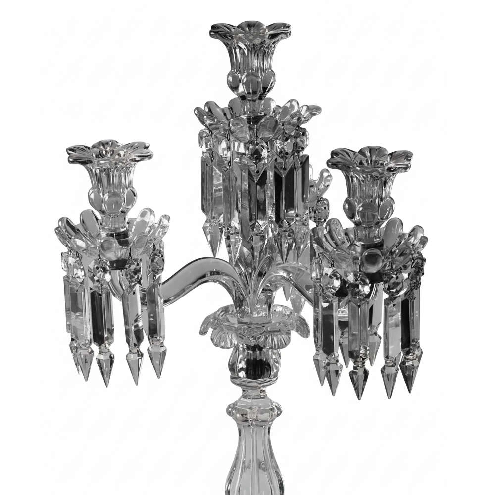 Candelabro Em Cristal Baccarat Medallion Candelabro Em Cristal Baccarat Medallion