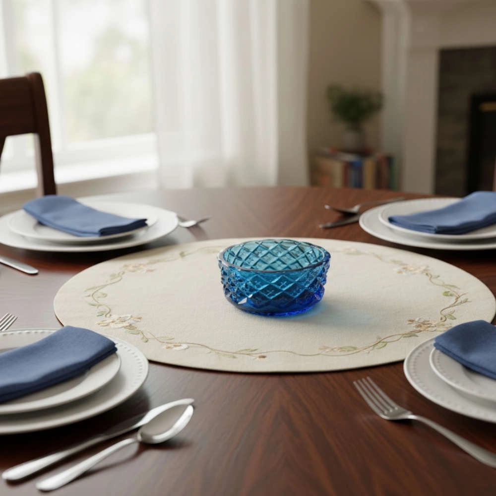 Centro de Mesa Lapidado Di Murano Aquamarine Escuro Sem Ouro Centro de Mesa Lapidado Di Murano Aquamarine Escuro Sem Ouro