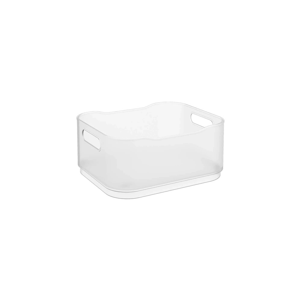 Cesta Fit Grande Coza Transparente 30,5 X 18,5 X 12 Cm