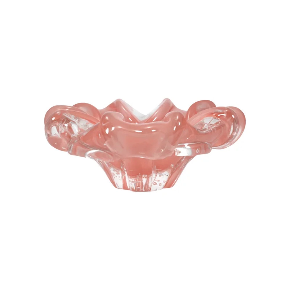 Cinzeiro Cristais D´labone Gandesh Quartzo Rose 22 X 8 Cm