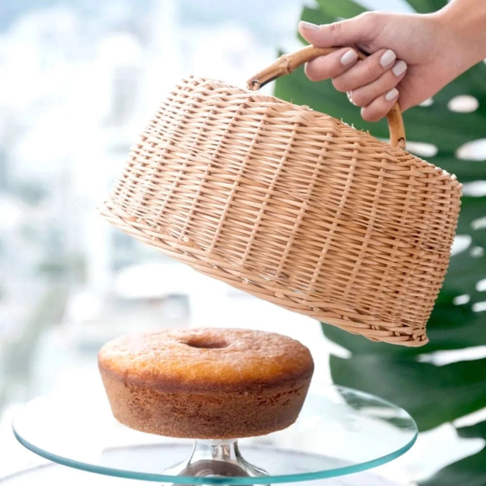 Cobre Bolo Com Alca Sonia Pierry 27 X 13 Cm Cobre Bolo Com Alca Sonia Pierry 27 X 13 Cm