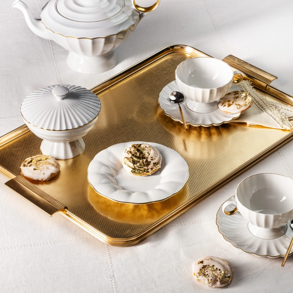 Conjunto 4 Xicaras Para Cha Vista Alegre – Colecao 200 Anos