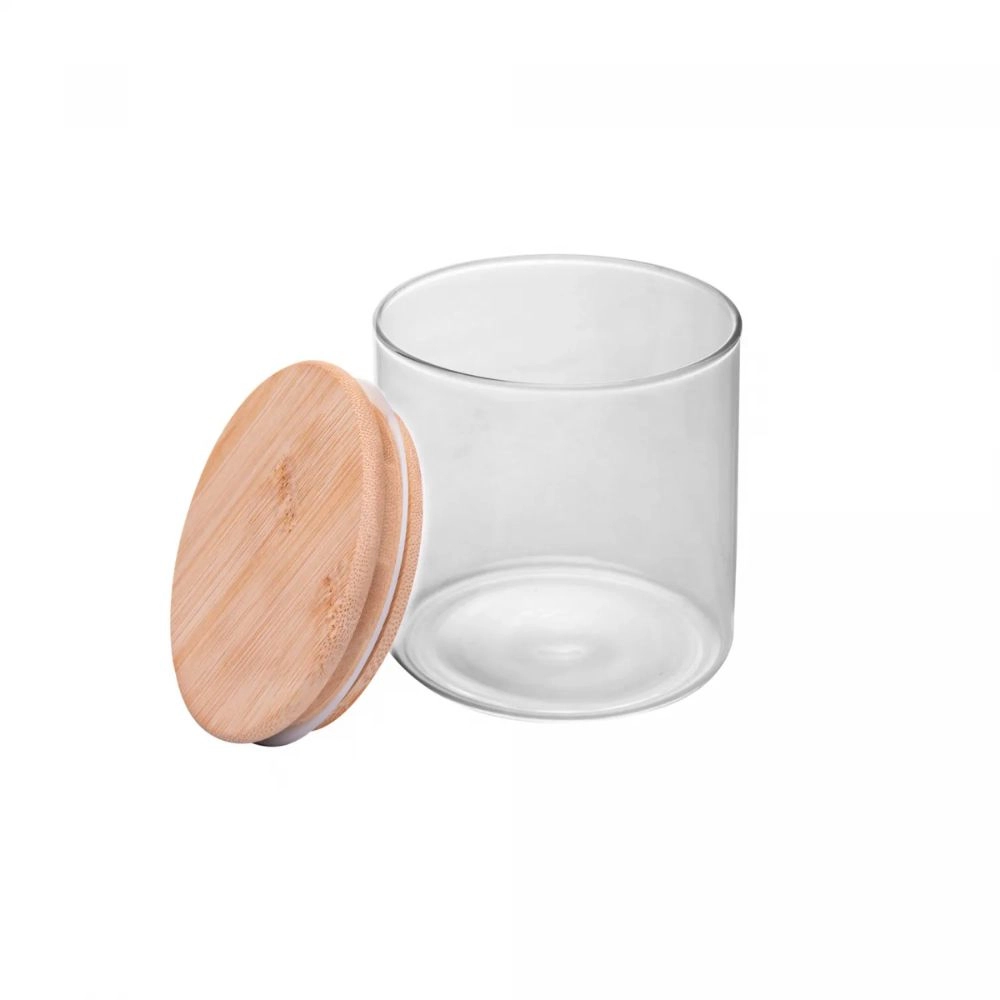 Conjunto 8 Potes Com Tampa Em Bambu Rack - Wolff Conjunto 8 Potes Com Tampa Em Bambu Rack - Wolff