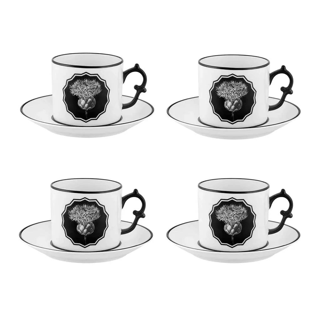 Conjunto Com 4 Xicaras Para Cha Herbariae – Vista Alegre Conjunto Com 4 Xicaras Para Cha Herbariae – Vista Alegre