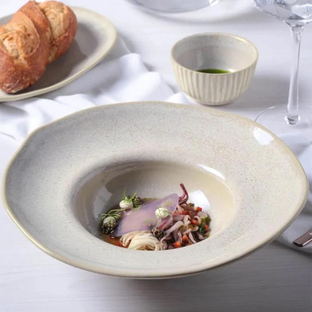 Conjunto de 4 Pratos Para Massa Porto Brasil Organico Bio Latte Conjunto de 4 Pratos Para Massa Porto Brasil Organico Bio Latte