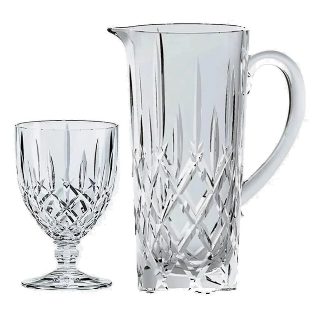 Conjunto de Jarra e Tacas Goblet Nachtmann Noblesse – 5 Pecas Conjunto de Jarra e Tacas Goblet Nachtmann Noblesse – 5 Pecas