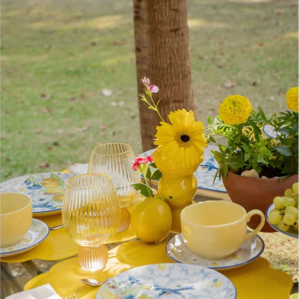 Conjunto de Xicaras de Cha Com Pires Coup Sicilia Alleanza