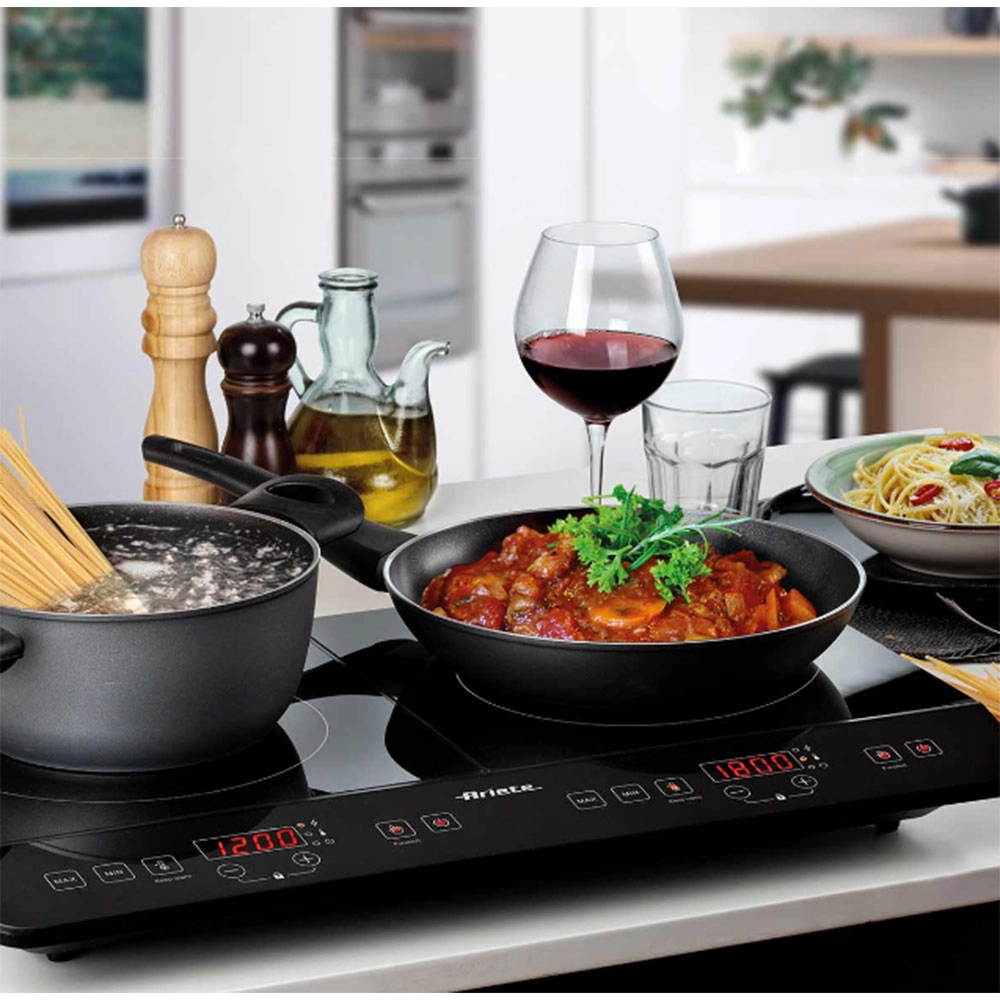 Cooktop de Inducao Portatil Ariete 2 Bocas Touch Cooktop de Inducao Portatil Ariete 2 Bocas Touch