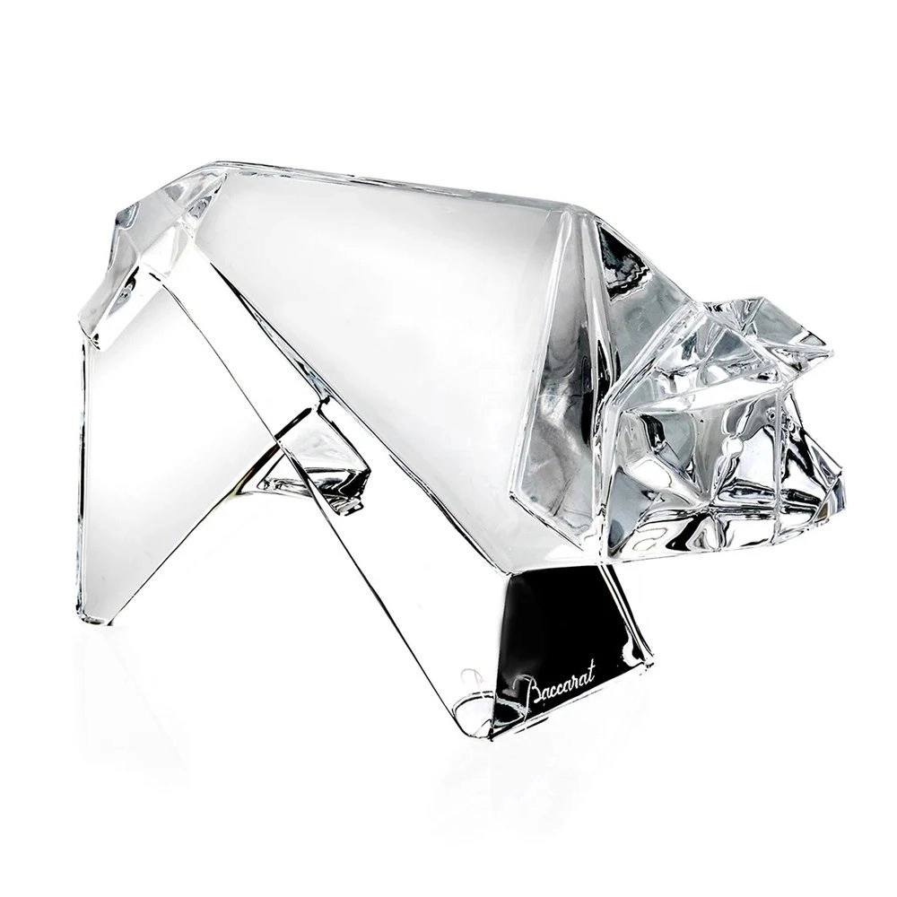 Escultura Em Cristal Baccarat Porco Colecao Origami Escultura Em Cristal Baccarat Porco Colecao Origami