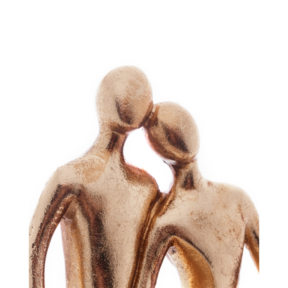 Escultura Wolff Casal Sentado 10,5 X 9 X 27,5 Cm