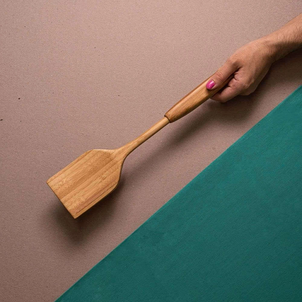 Espátula de Bambu Oikos 35 Cm