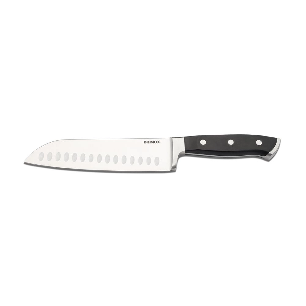 Faca Santoku Para Fatiar e Picar Brinox Infinity 31,4 Cm Faca Santoku Para Fatiar e Picar Brinox Infinity 31,4 Cm