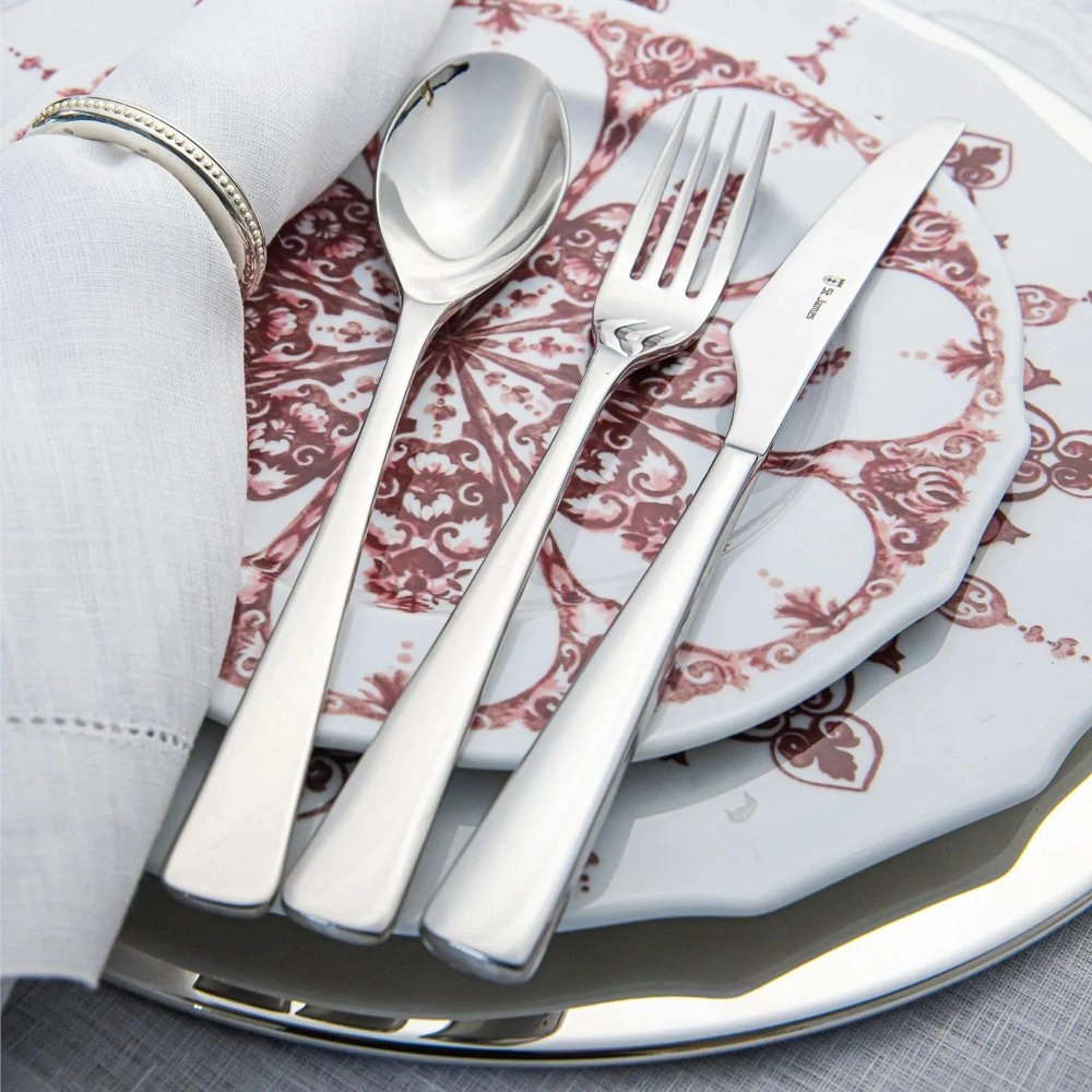 Faqueiro St. James New Silhouette Aco Inox 130 Pecas