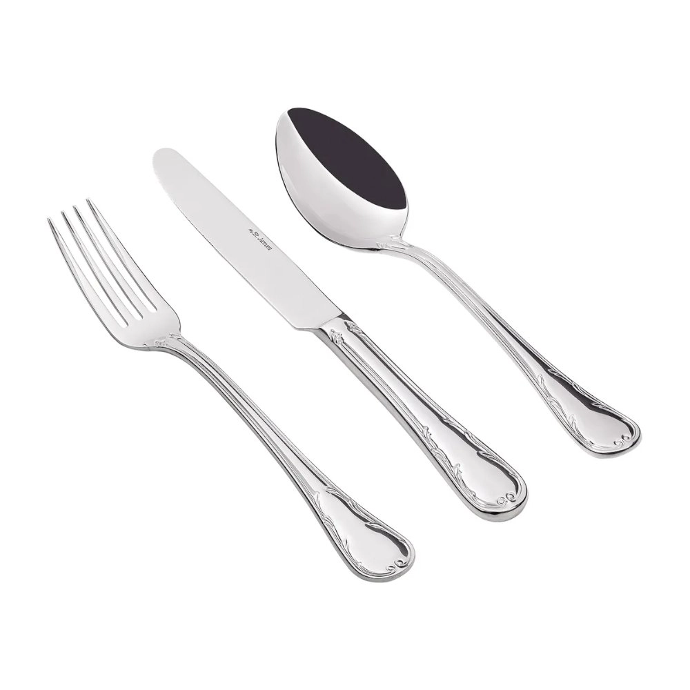 Faqueiro St James Royale Aço Inox - 101 Peças Faqueiro St James Royale Aço Inox - 101 Peças