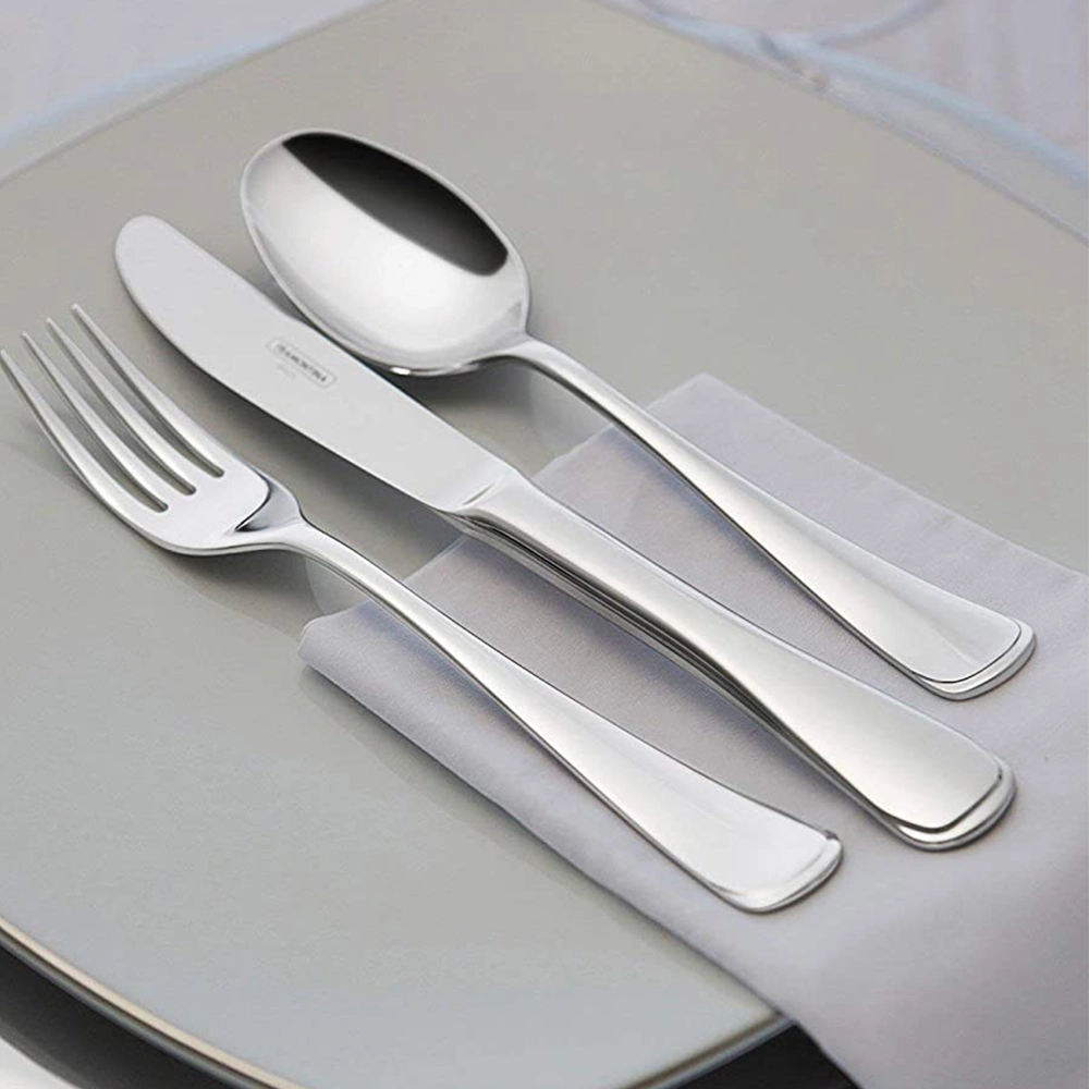 Faqueiro Tramontina Mônaco Aço Inox Alto Brilho - 101 Peças Faqueiro Tramontina Mônaco Aço Inox Alto Brilho - 101 Peças