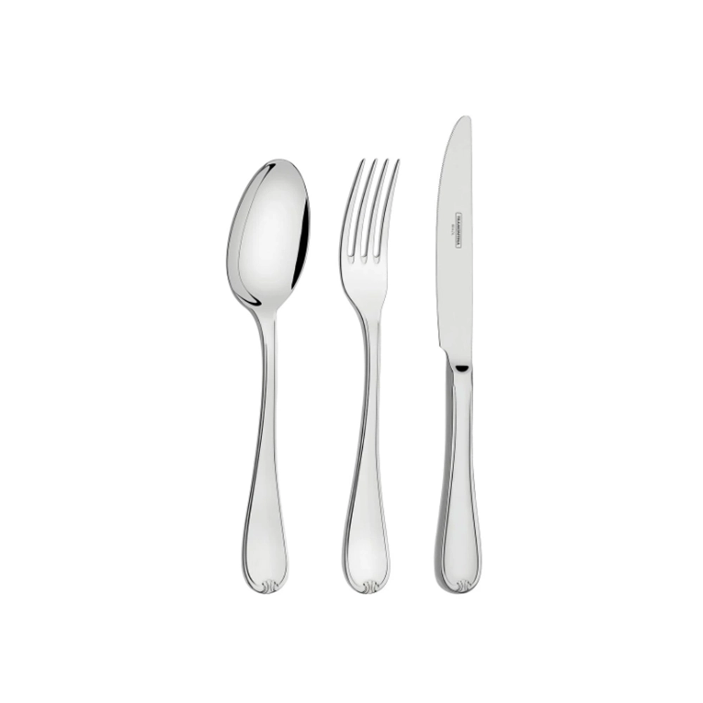 Faqueiro Tramontina Vicenza Aço Inox Com Facas Forjadas - 130 Peças Faqueiro Tramontina Vicenza Aço Inox Com Facas Forjadas - 130 Peças