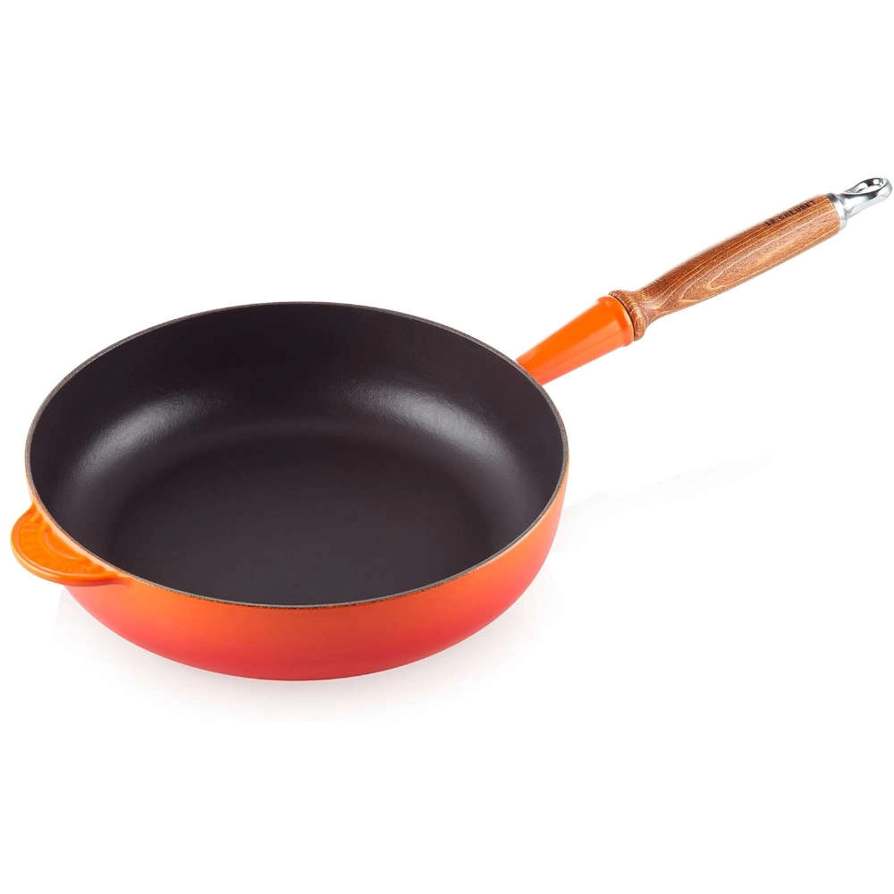 Frigideira Alta Com Cabo de Madeira Signature Le Creuset Frigideira Alta Com Cabo de Madeira Signature Le Creuset