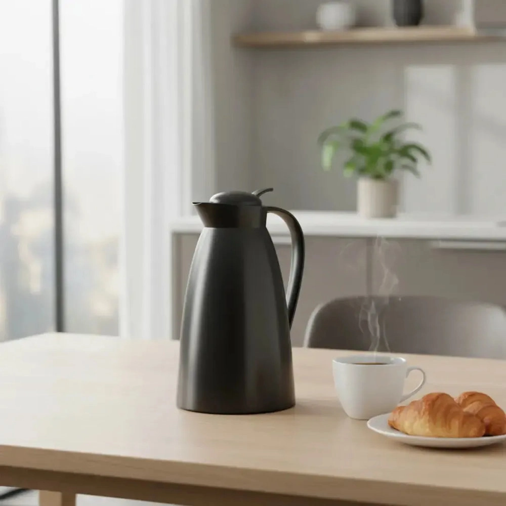 Garrafa Termica Alfi Eco Preta 1 Litro Garrafa Termica Alfi Eco Preta 1 Litro