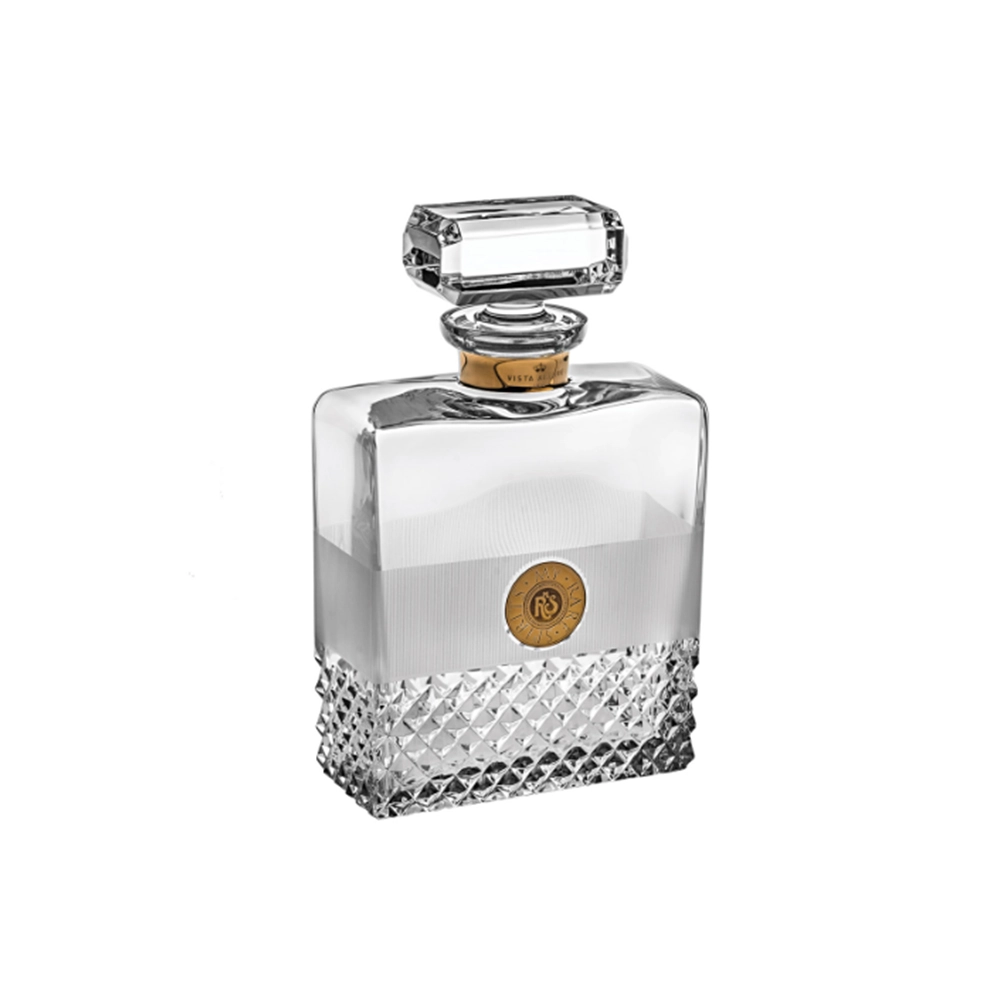 Garrafa Vista Alegre Bookman Com Ouro 14,5 Cm Garrafa Vista Alegre Bookman Com Ouro 14,5 Cm