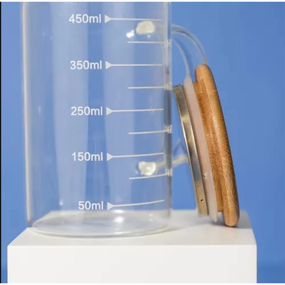 Jarra Com Medida e Tampa Oikos Bambu 500 Ml Jarra Com Medida e Tampa Oikos Bambu 500 Ml