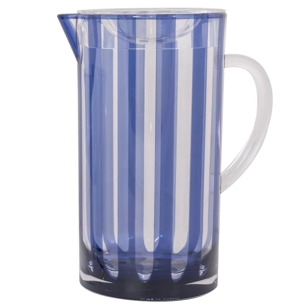 Jarra Stripes de Acrilico Azul Jarra Stripes de Acrilico Azul