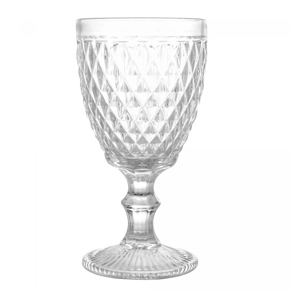 Jg C/6 Tacas P/agua Bico de Abacaxi Transp. 325ml Jg C/6 Tacas P/agua Bico de Abacaxi Transp. 325ml