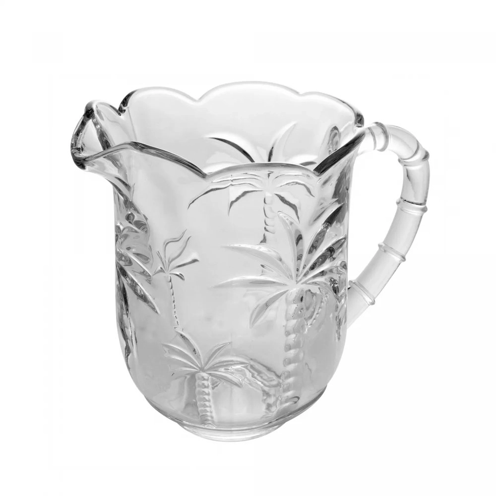 Jg C/ 7 Pcs Jarra+6 Tacas Palm - 1,3l/240ml Jg C/ 7 Pcs Jarra+6 Tacas Palm - 1,3l/240ml