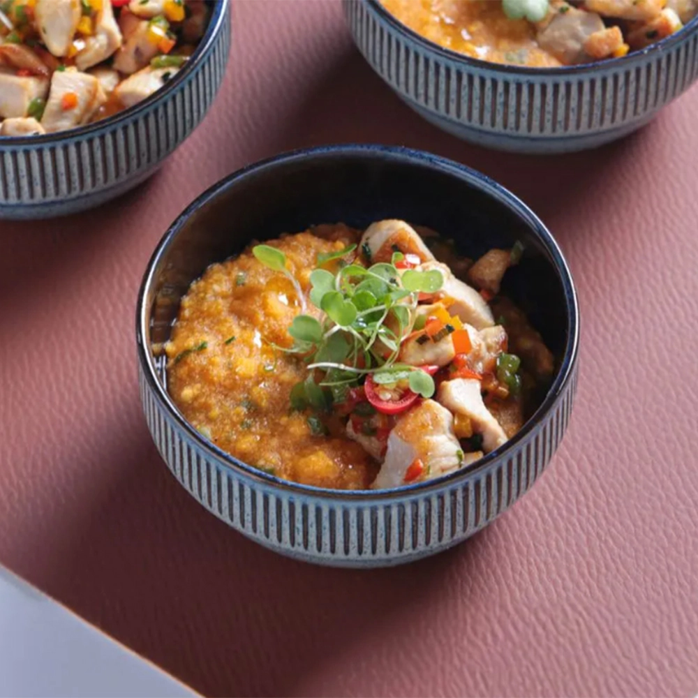 Jogo de Bowls Empilhavel Porto Brasil Linhas Titanium 330 Ml Jogo de Bowls Empilhavel Porto Brasil Linhas Titanium 330 Ml