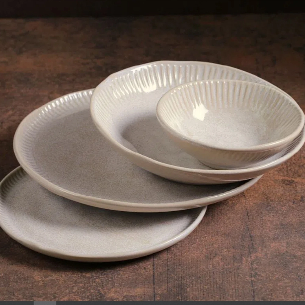 Jogo de Bowls Porto Brasil Linhas Latte 370 Ml Jogo de Bowls Porto Brasil Linhas Latte 370 Ml