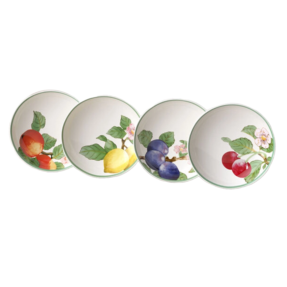 Jogo de Bowls Villeroy e Boch French Garden Modern Fruits 1,2 Litros - 4 Peças Jogo de Bowls Villeroy e Boch French Garden Modern Fruits 1,2 Litros - 4 Peças