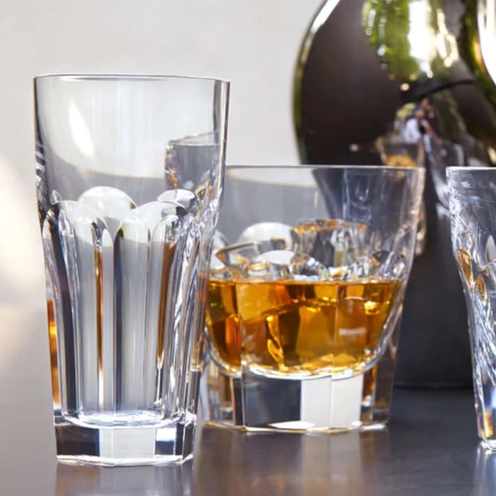 Jogo de Copos Altos Em Cristal Baccarat Harcourt 1841