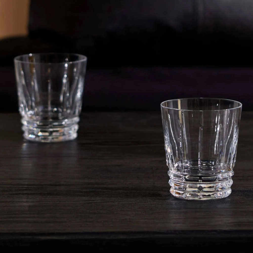 Jogo de Copos Para Whisky Em Cristal Baccarat Arlequin