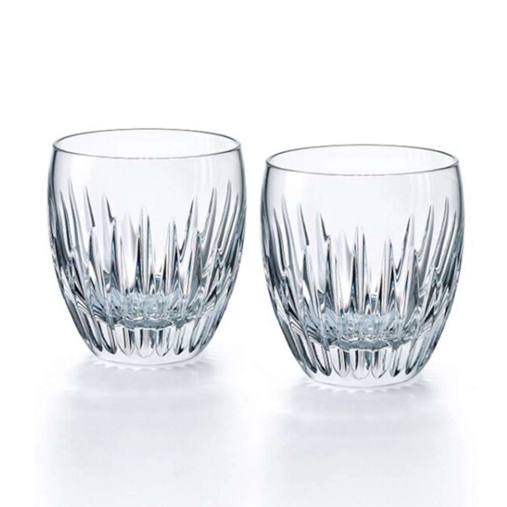 Jogo de Copos Para Whisky Em Cristal Baccarat Massena