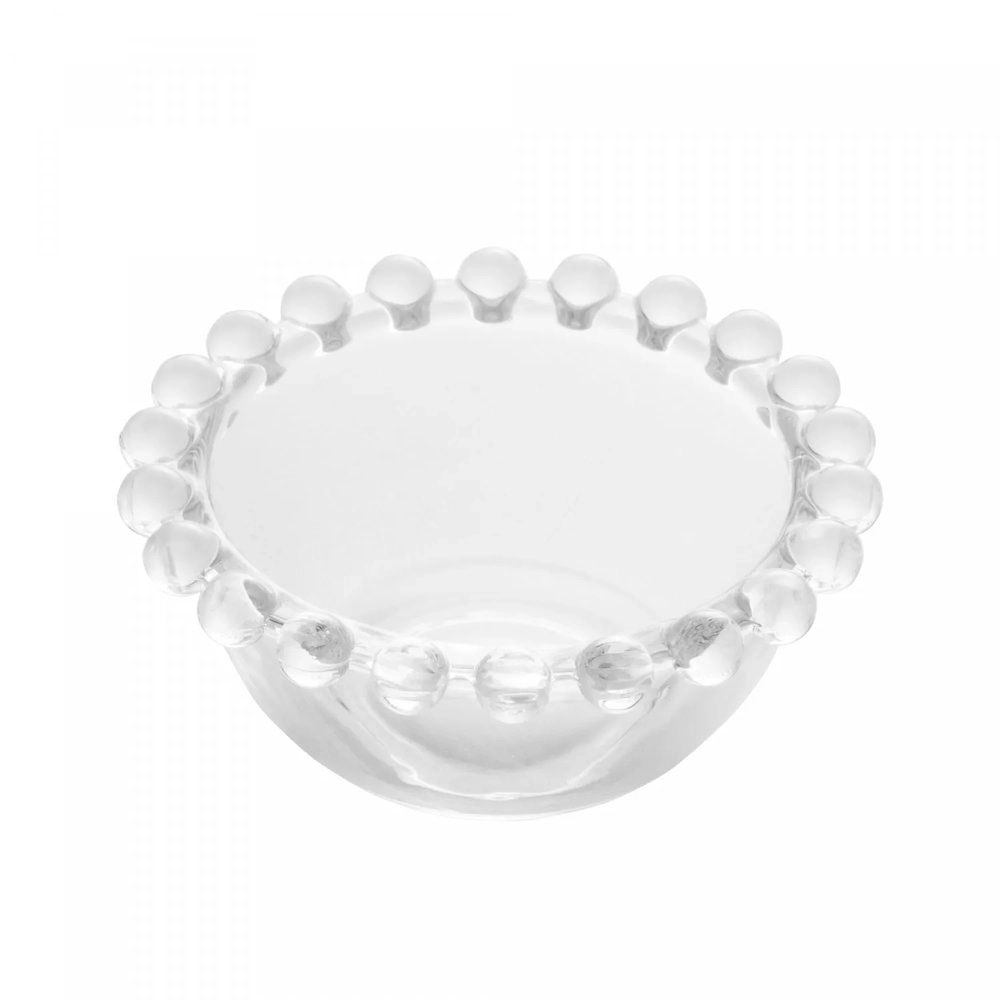 Jogo de Mini Bowls Wolff Pearl Transparente 9 Cm - 4 Pecas
