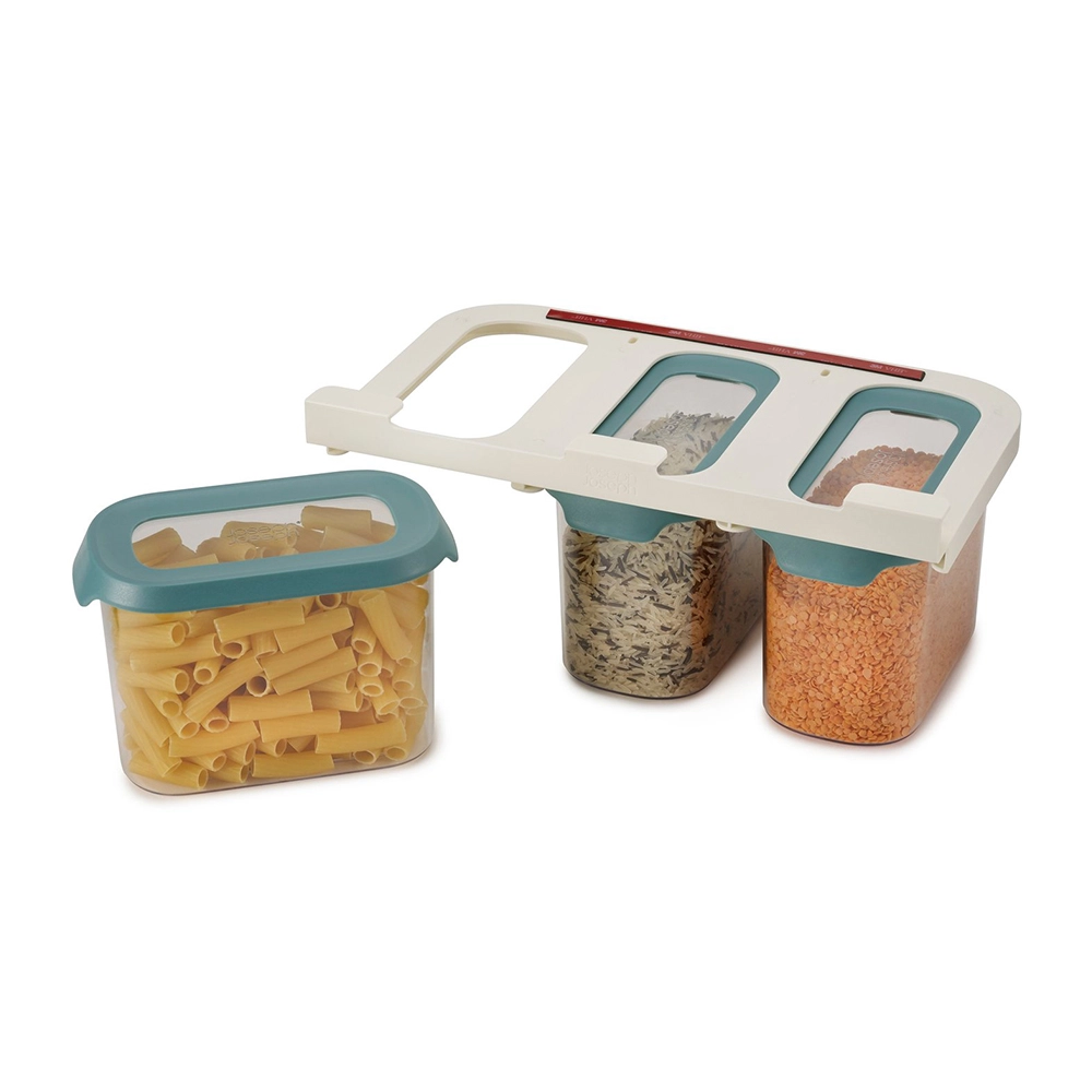 Jogo de Potes Para Armazenamento Joseph Joseph 1,3 Litros - 3 Peças Jogo de Potes Para Armazenamento Joseph Joseph 1,3 Litros - 3 Peças